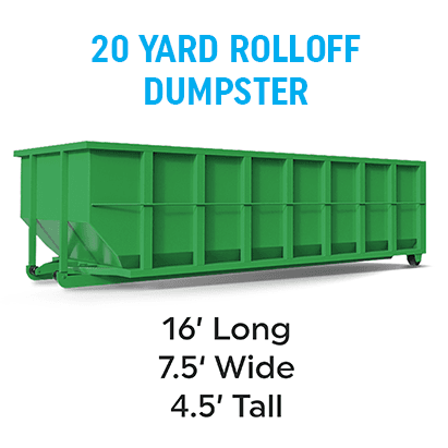 20 Yard Roll-Off Dumpster