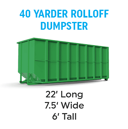 40 Yard Roll-Off Dumpster