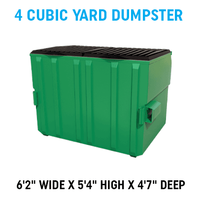 4 Yard Commercial Dumpster