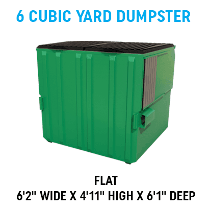 6 Yard Commercial Dumpster