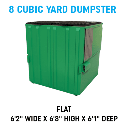 8 Yard Commercial Dumpster