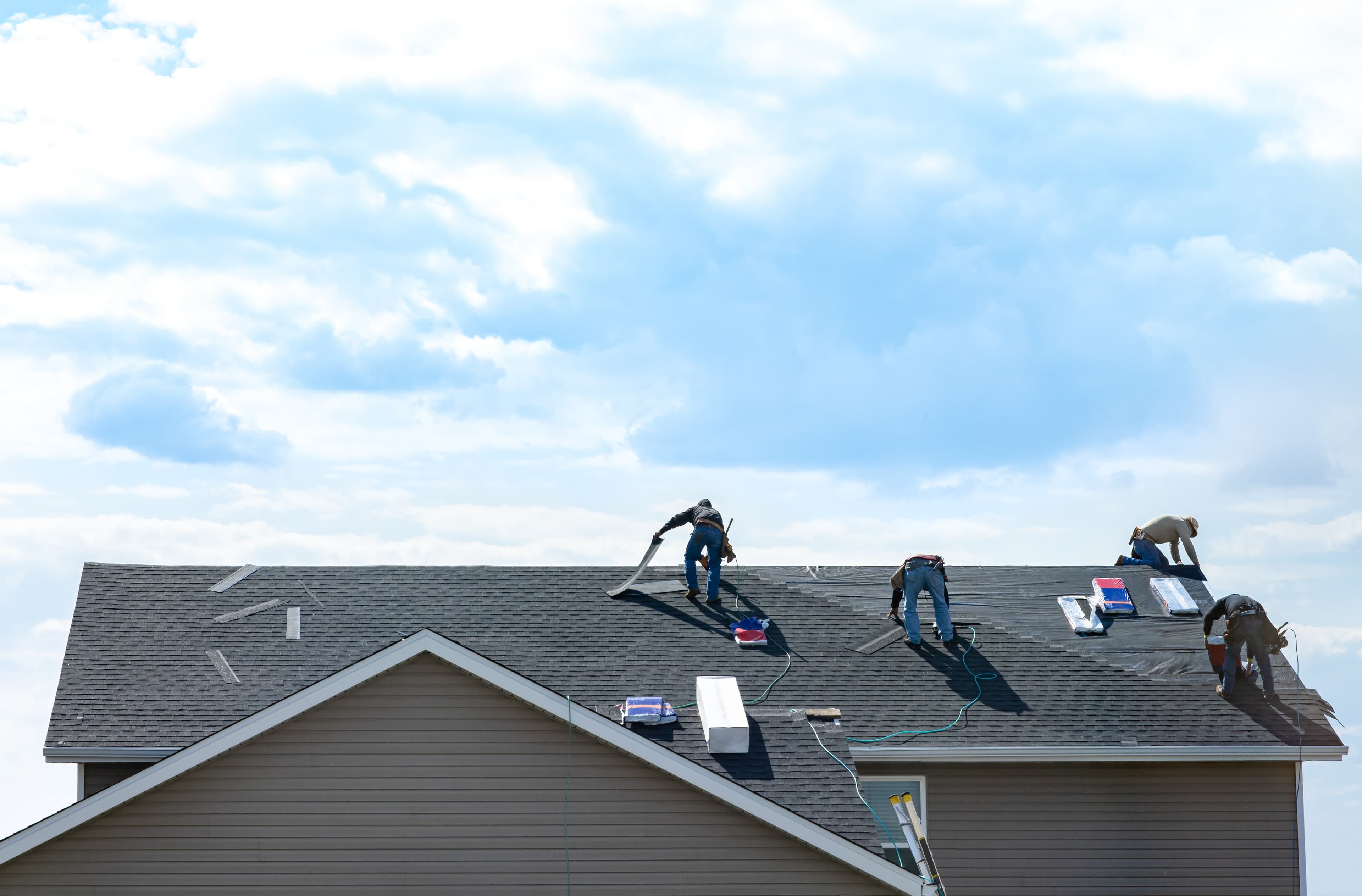 Roofing dumpster rental